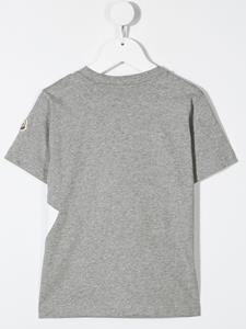 Moncler Enfant T-shirt met logoprint - Grijs