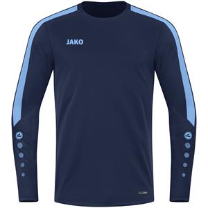 JAKO Power Sweatshirt 910 - marine/skyblue