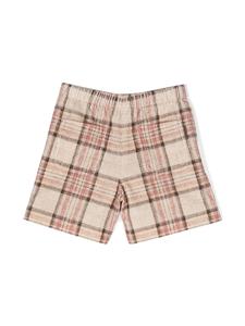 Brunello Cucinelli Kids Ribfluwelen bermuda shorts - Beige