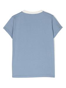 Golden Goose Kids T-shirt verfraaid met kristallen - Blauw