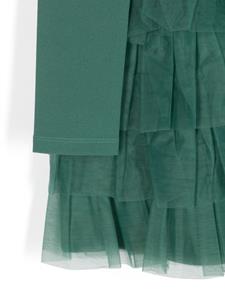 Liu Jo Kids Mini-jurk met tulen rok - Groen