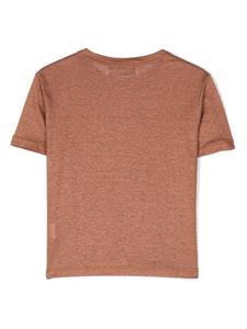 Costumein Linnen T-shirt - Bruin