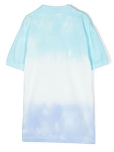Ralph Lauren Kids Poloshirt met tie-dye print - Blauw