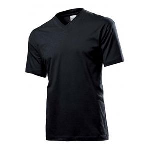 Stedman Zwart t-shirt v-hals -