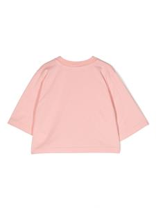 Palm Angels Kids Cropped top - Roze
