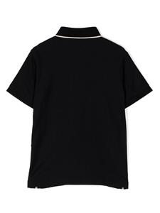 Emporio Armani Kids Poloshirt met geborduurd logo - Zwart