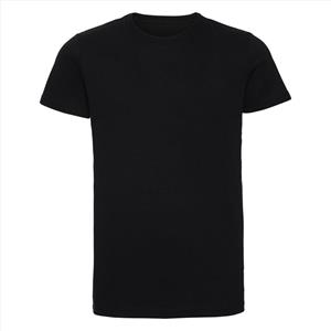 Russell Basic ronde hals t-shirt vintage washed zwart voor heren