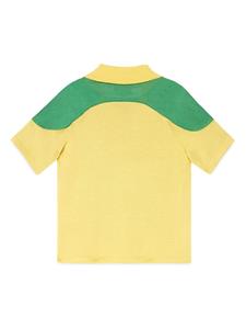 Gucci Kids Poloshirt met applicatie - Geel