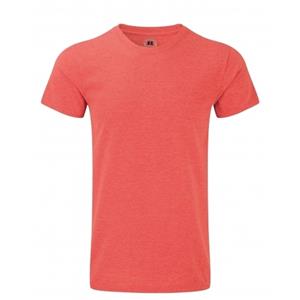 Russell Basic heren T-shirt koraal rood (48) -