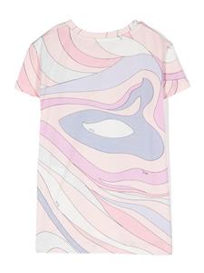 PUCCI Junior T-shirt met abstracte print - Roze