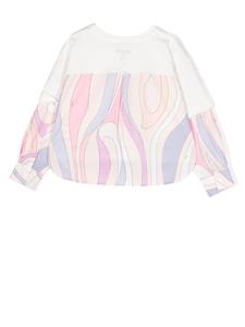 PUCCI Junior T-shirt met abstract patroon - Wit