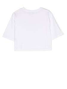 PUCCI Junior T-shirt verfraaid met stras - Wit