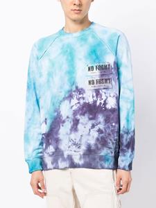 Stain Shade x Hiroshi Fujiwara sweater met tie-dye print - Blauw