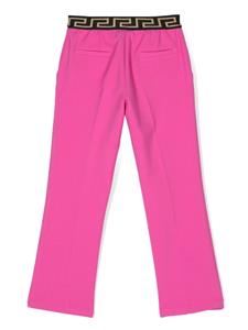 Versace Kids Broek met elastische tailleband - Roze
