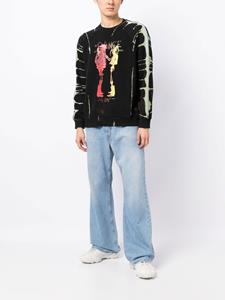 Stain Shade x Hiroshi Fujiwara sweater met print - Zwart