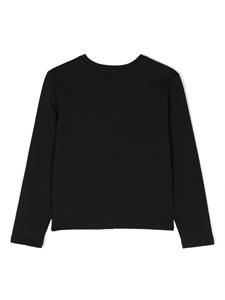 Givenchy Kids T-shirt verfraaid met kristallen - Zwart