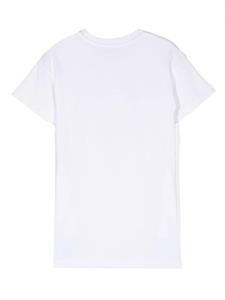 Moschino Kids T-shirt met logoprint - Wit