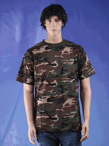Life-Line Camouflage t-shirt woodland -
