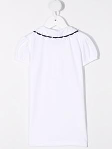 Siola Poloshirt met contrasterende afwerking - Wit
