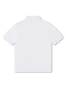 BOSS Kidswear Poloshirt met logoprint - Wit