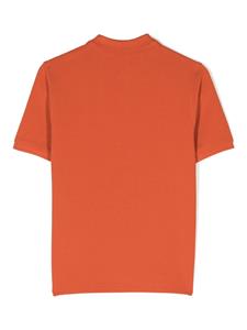 BOSS Kidswear Poloshirt met logoprint - Oranje