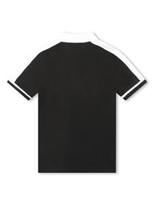 BOSS Kidswear Poloshirt met vlakken - Zwart