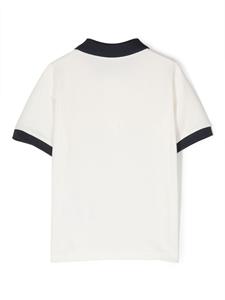 Moncler Enfant Poloshirt met logopatch - Wit