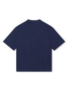 Kenzo Kids Poloshirt met logoprint - Blauw