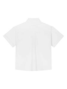 Dolce & Gabbana Kids T-shirt met logoplakkaat - Wit