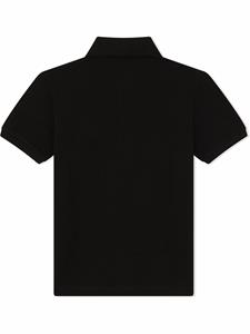 Dolce & Gabbana Kids Poloshirt met logopatch - Zwart