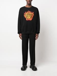 Versace Sweater met borduurwerk - Zwart