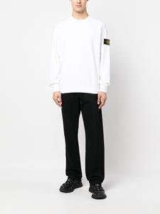 Stone Island Sweater met Compass-logopatch - Wit