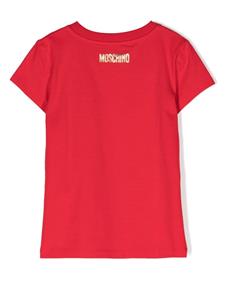 Moschino Kids T-shirt met print - Rood