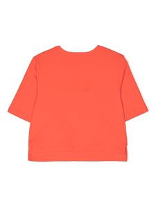 Stella McCartney Kids T-shirt met logoprint - Rood