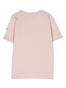 Moncler Enfant T-shirt met stippen - Roze