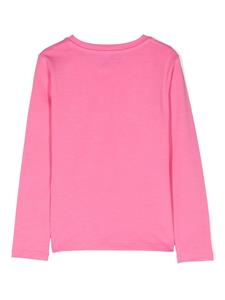 Miss Blumarine T-shirt verfraaid met stras - Roze