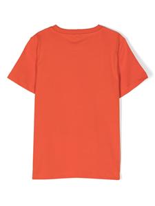 Stella McCartney Kids T-shirt met logoprint - Oranje