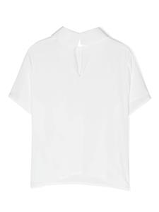 Simonetta Shirt met ronde kraag - Wit