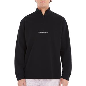 Calvin Klein Institutional Half Zip Ottoman LShirt Heren