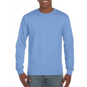 Gildan Heren t-shirt lange mouw lichtblauw -