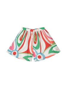 PUCCI Junior Shorts met grafische print - Wit