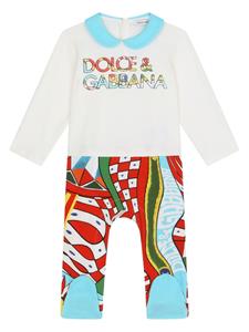 Dolce & Gabbana Kids Drie rompers met print - Wit