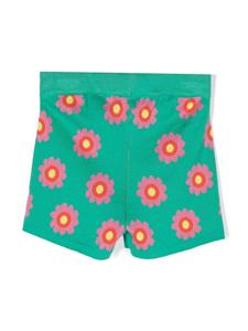 Stella McCartney Kids Shorts met bloemenprint - Groen