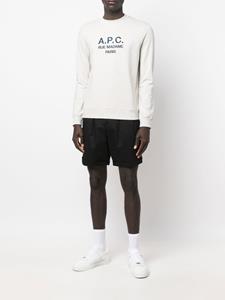 APC Sweater met logoprint - Beige