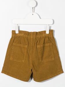Bonpoint Shorts met paperbag taille - Bruin