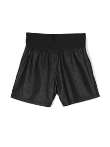 Karl Lagerfeld Kids Shorts met elastische band - Zwart