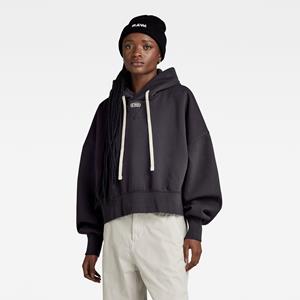 G-Star RAW Oversized Cropped Hoodie - Grijs - Dames