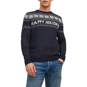 Jack & Jones Originals Xmas Knit Crew Sweater Heren