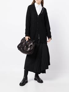 Yohji Yamamoto Vest met contrasterend stiksel - Zwart
