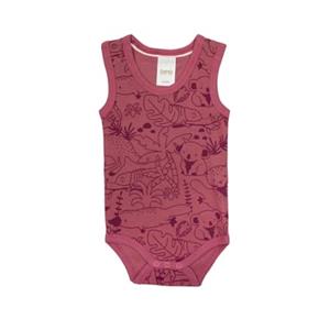 DIMO-TEX Dimo Tex baby rompertje zonder mouwen rood
